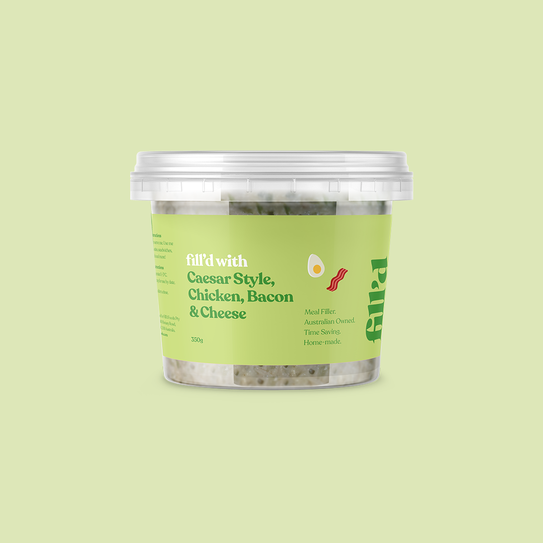 Caesar Style Chicken, Bacon & Cheese Filler